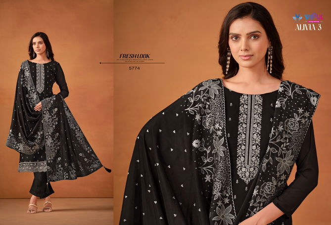 Alivia 3 By Vipul Embroidered Soft Georgette Salwar Kameez Wholesale Price In Surat
